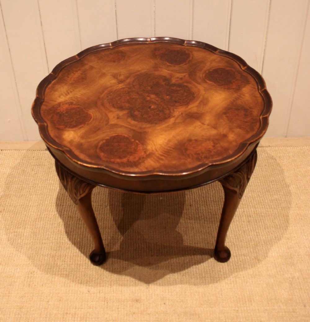 Low Oyster Walnut Occasional Table View VIII