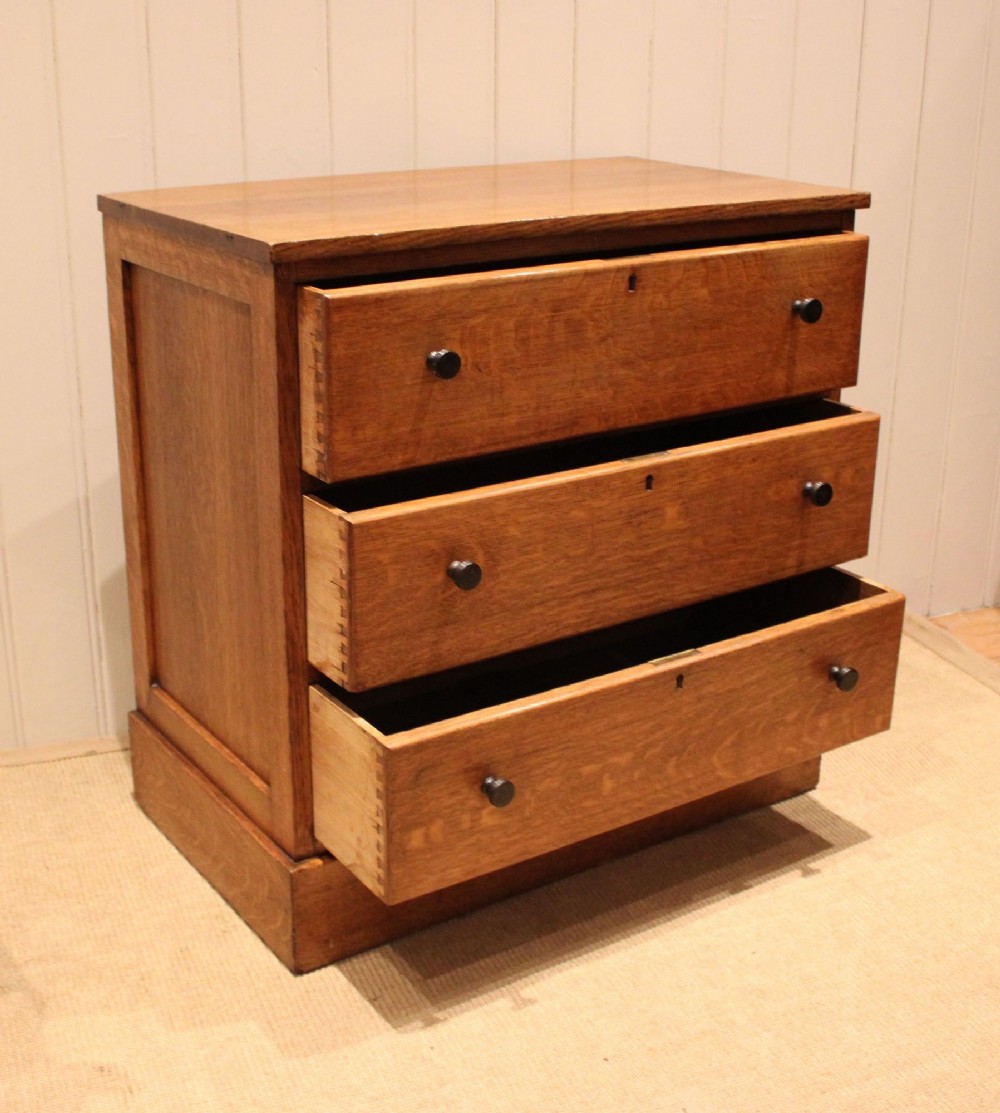 Edwardian Oak Chest of Drawers View V