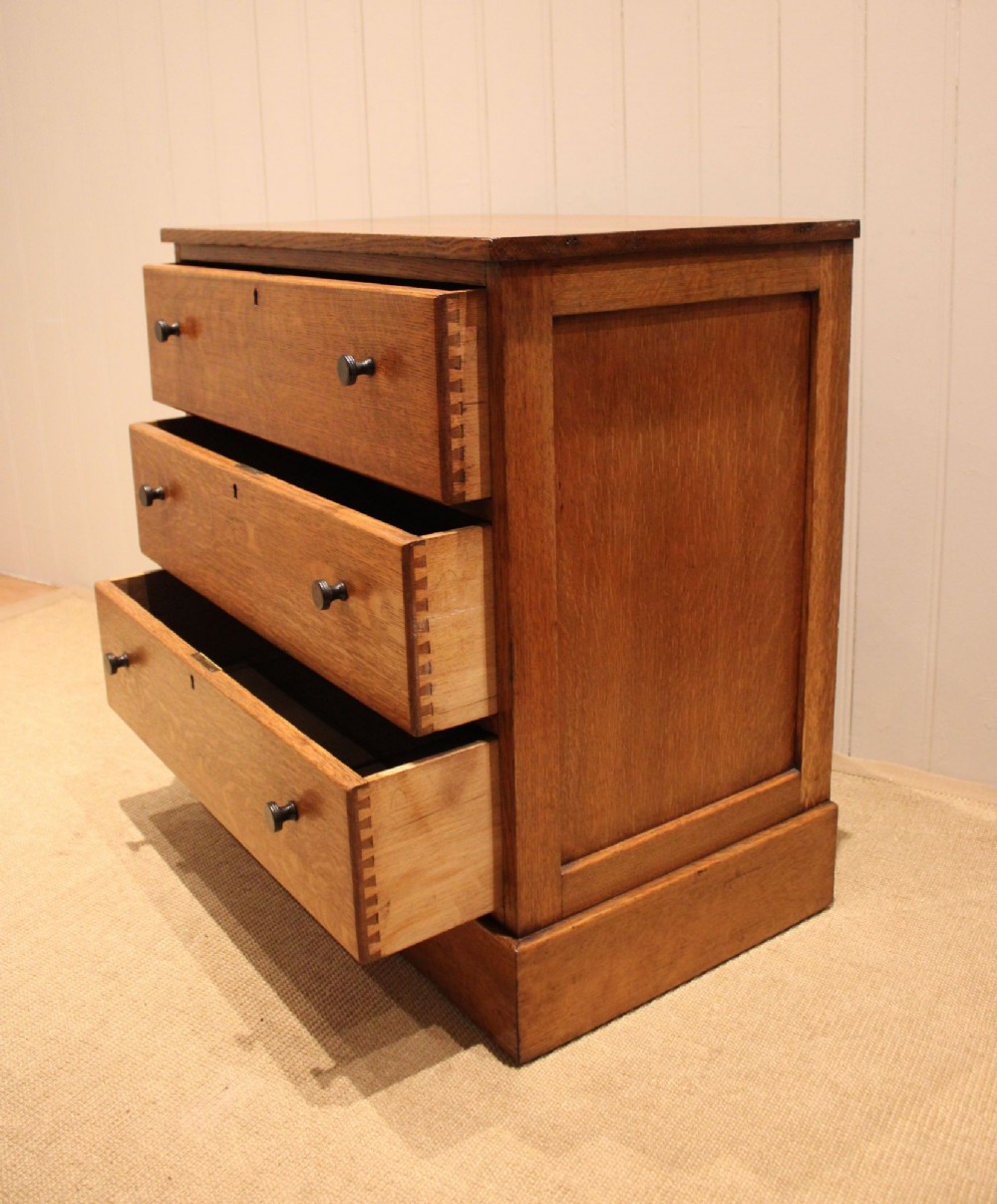 Edwardian Oak Chest of Drawers View IX