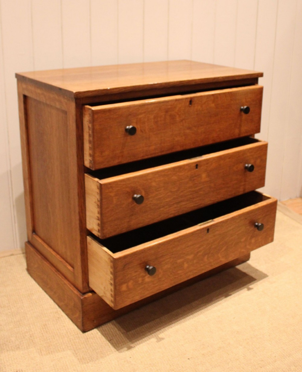 Edwardian Oak Chest of Drawers View XI