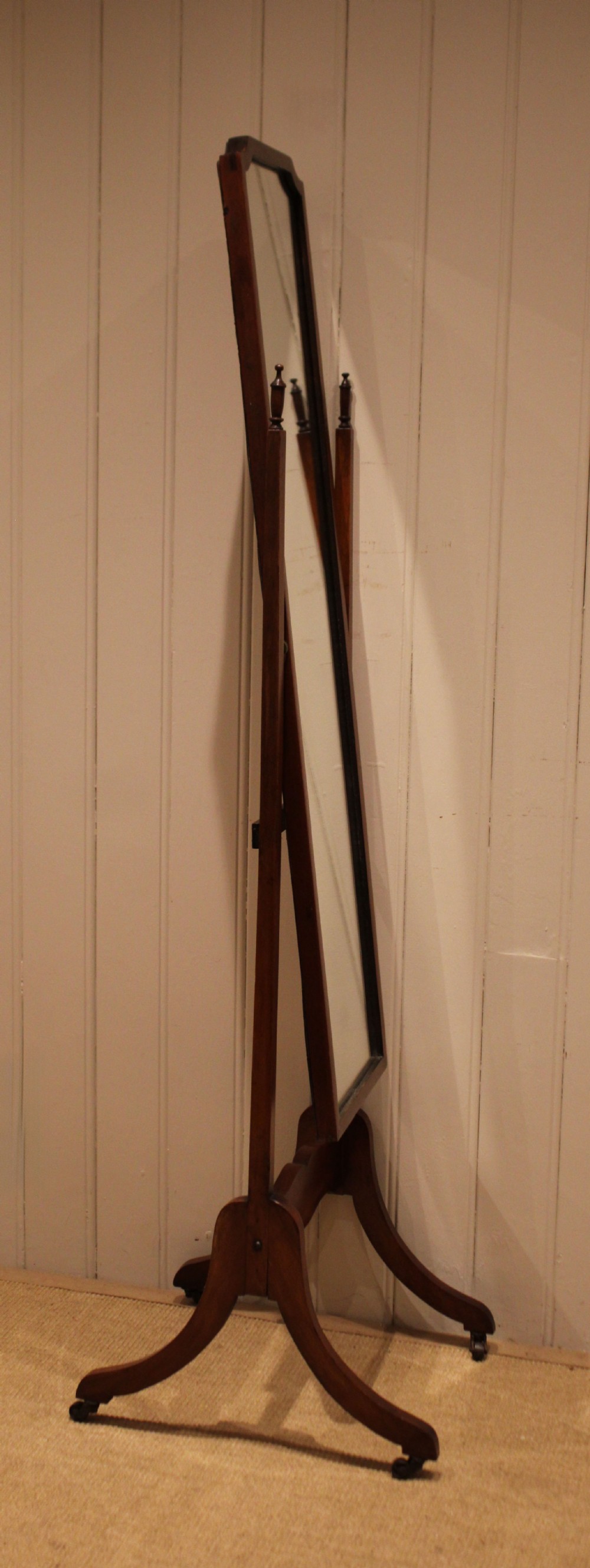 Mahogany Cheval Mirror View VII