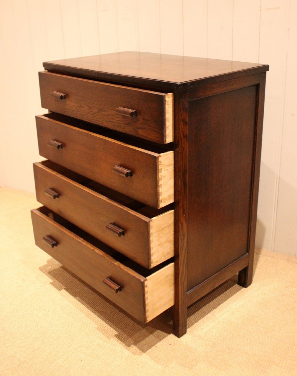Oak Chest Of Drawers View V