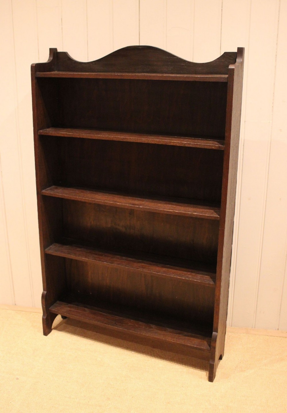 Oak Open Bookcase View II