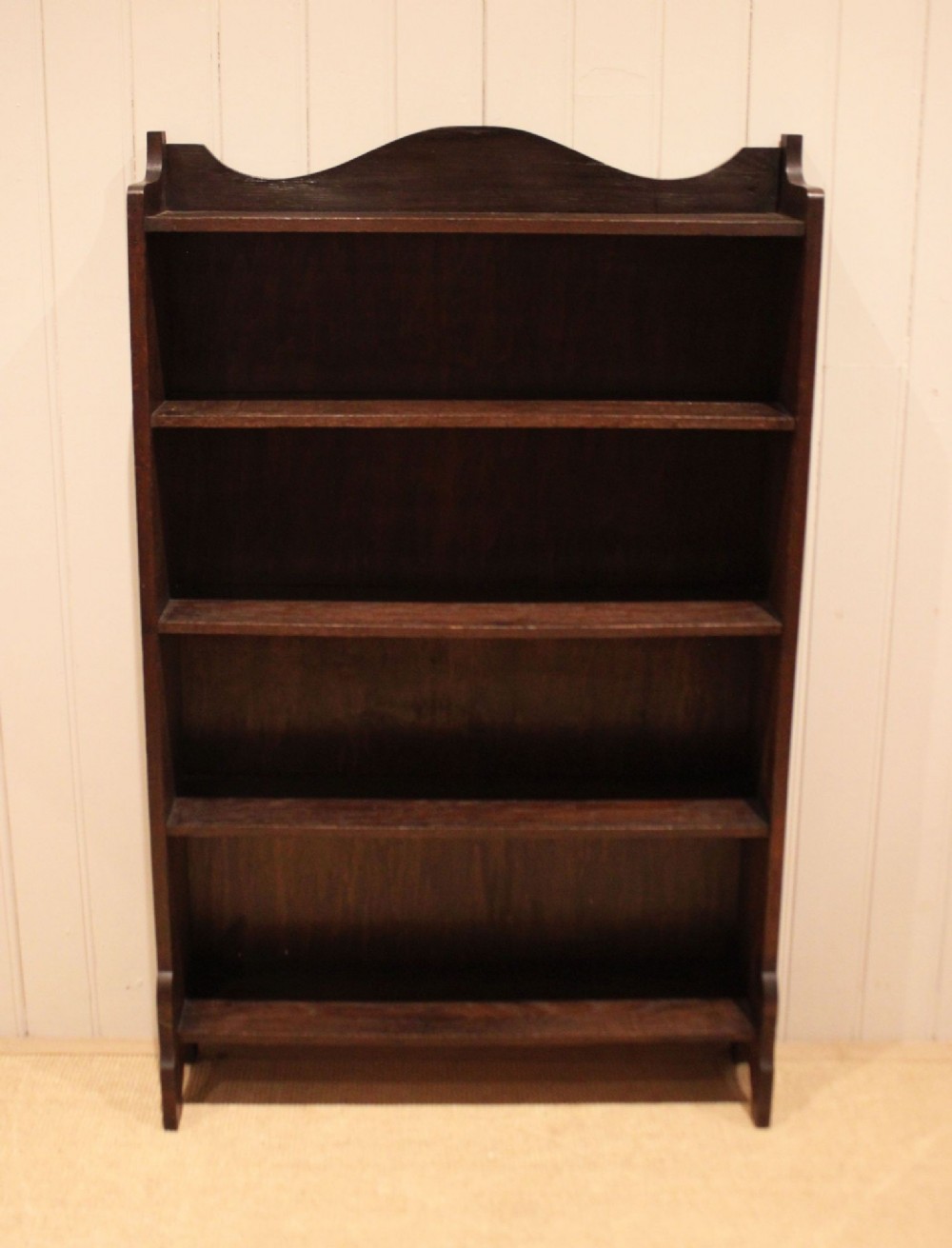Oak Open Bookcase View VIII