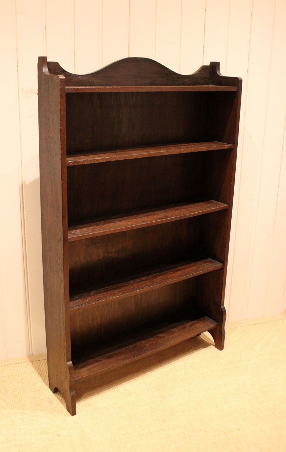 Oak Open Bookcase View X