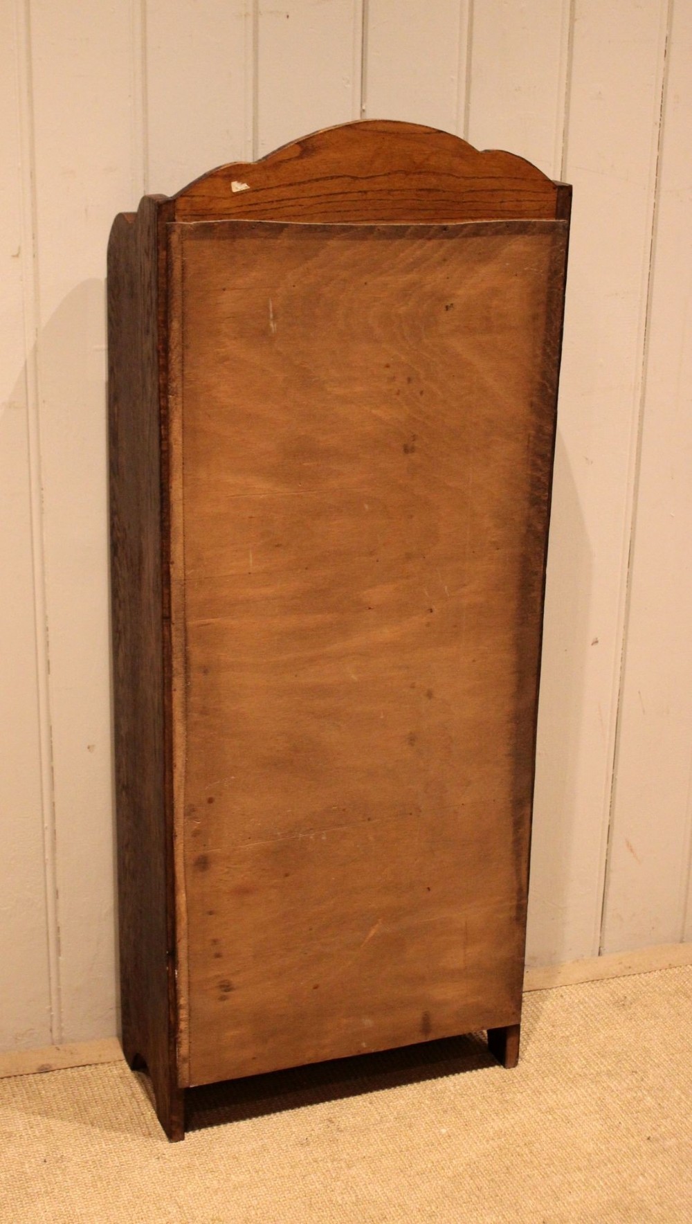 Small Proportioned Oak Open Bookcase View XII