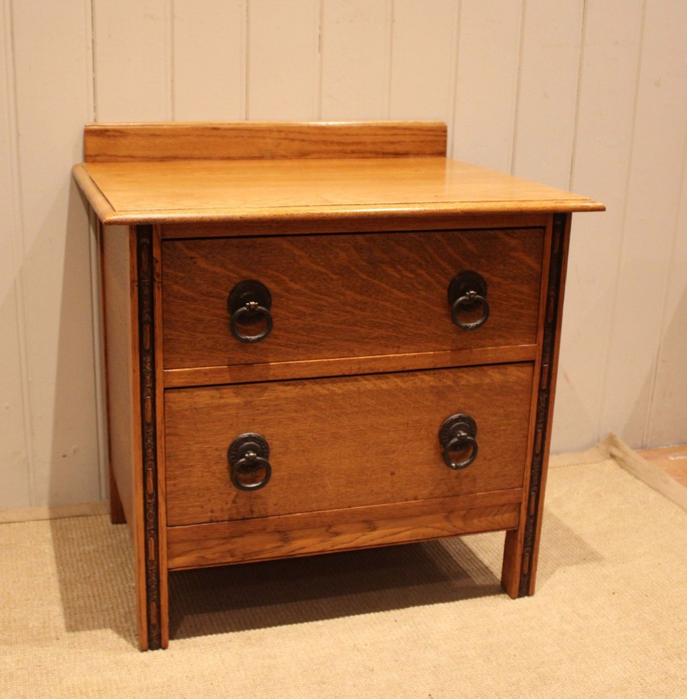 Small Golden Oak Chest Of Drawers View VI