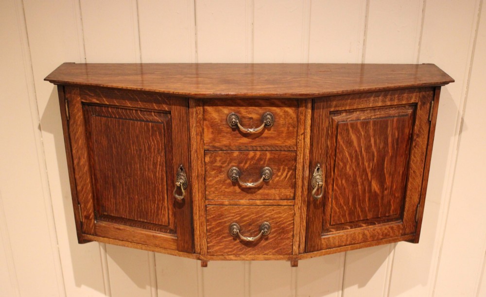 Arts & Crafts Oak Wall Cabinet View VIII