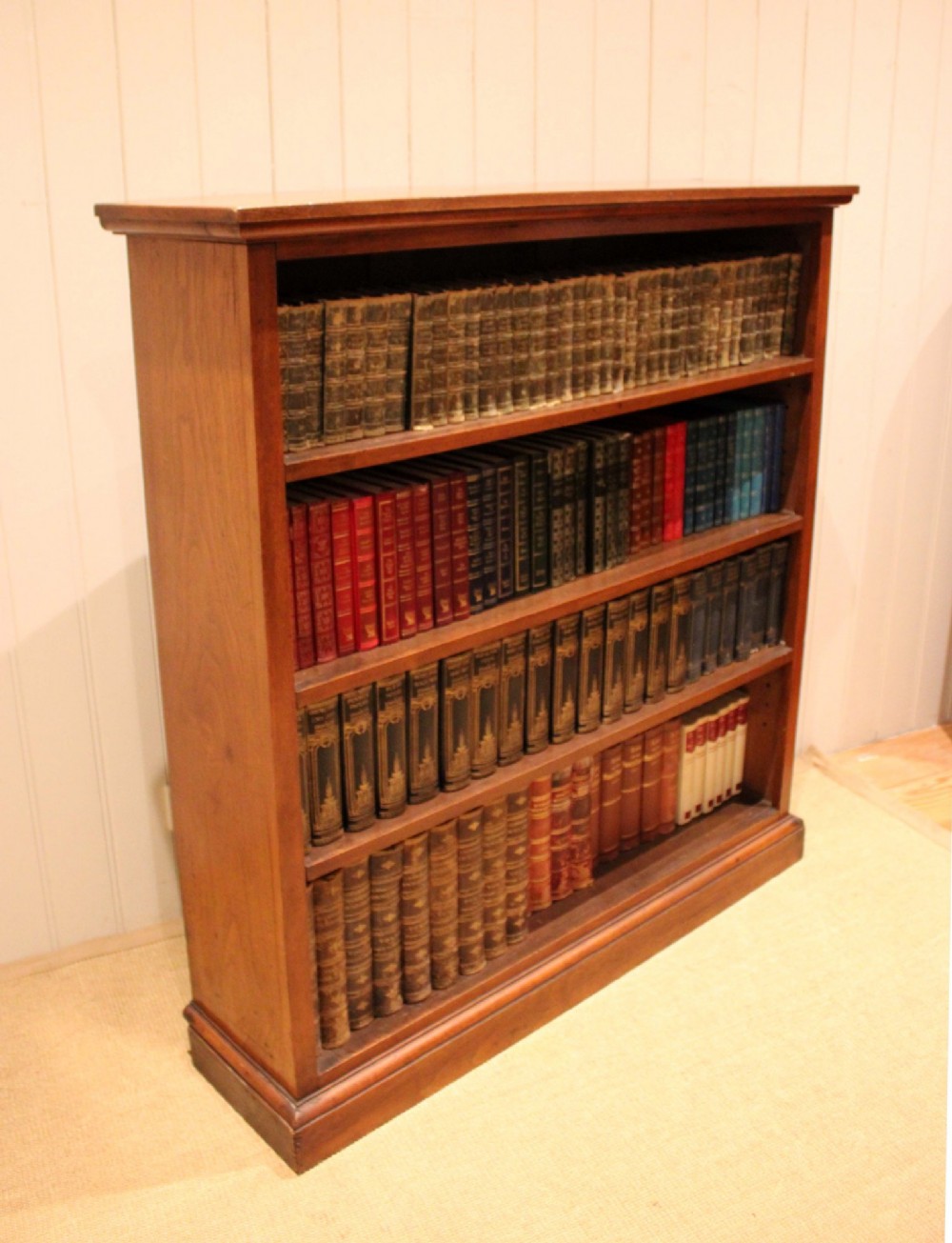 Walnut Open Bookcase View V