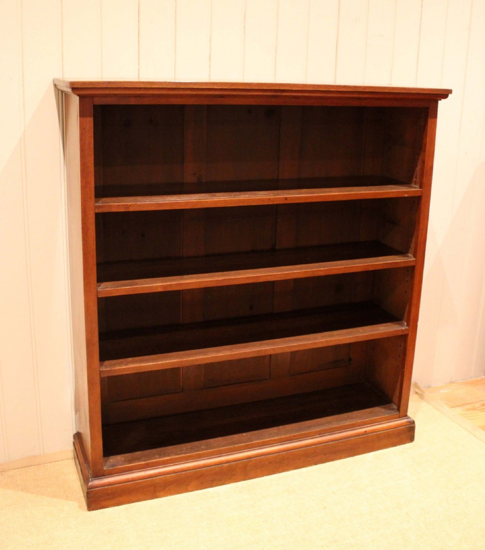 Walnut Open Bookcase View VI