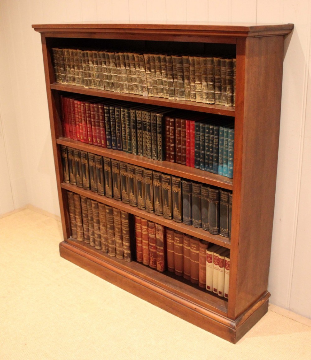 Walnut Open Bookcase View VII