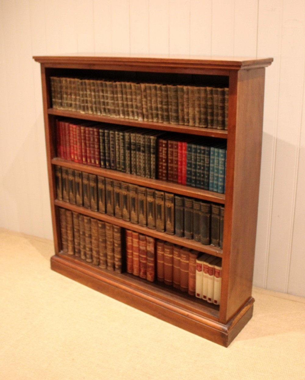 Walnut Open Bookcase View XII