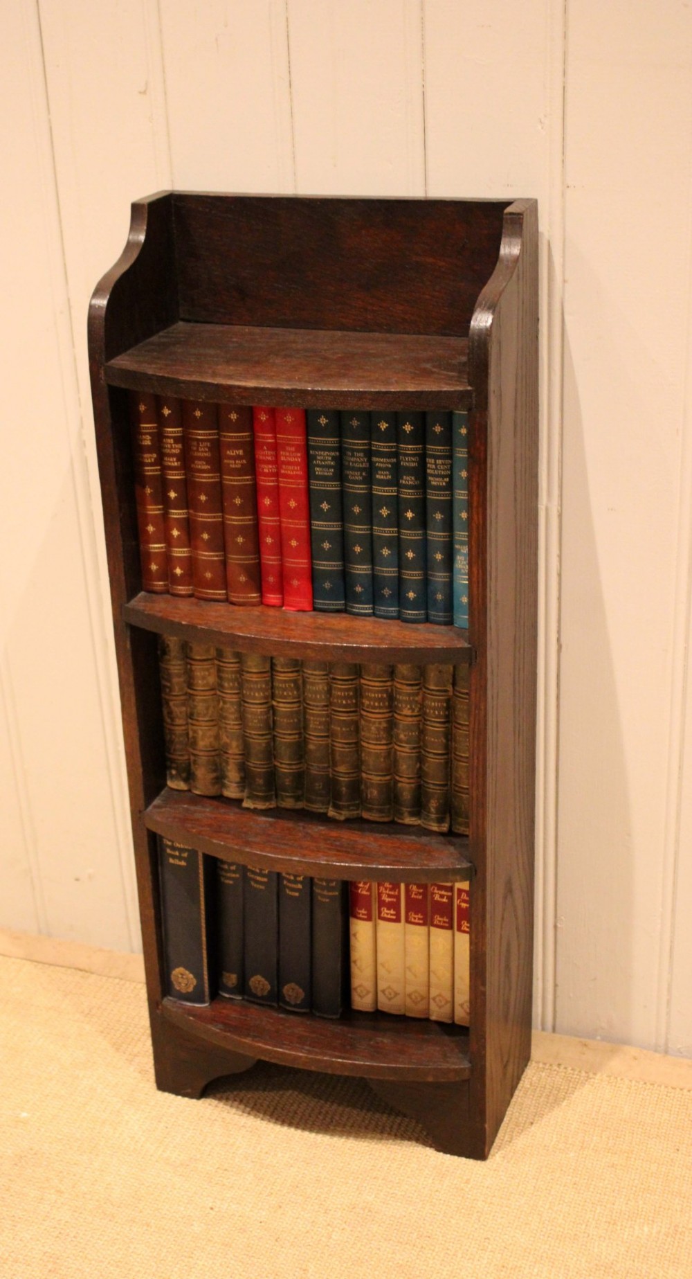 Small Oak Open Bookshelves View V