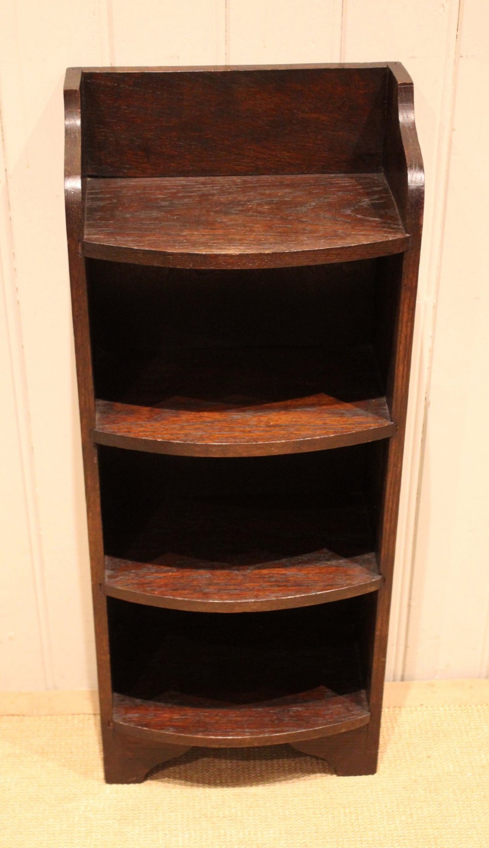 Small Oak Open Bookshelves View X