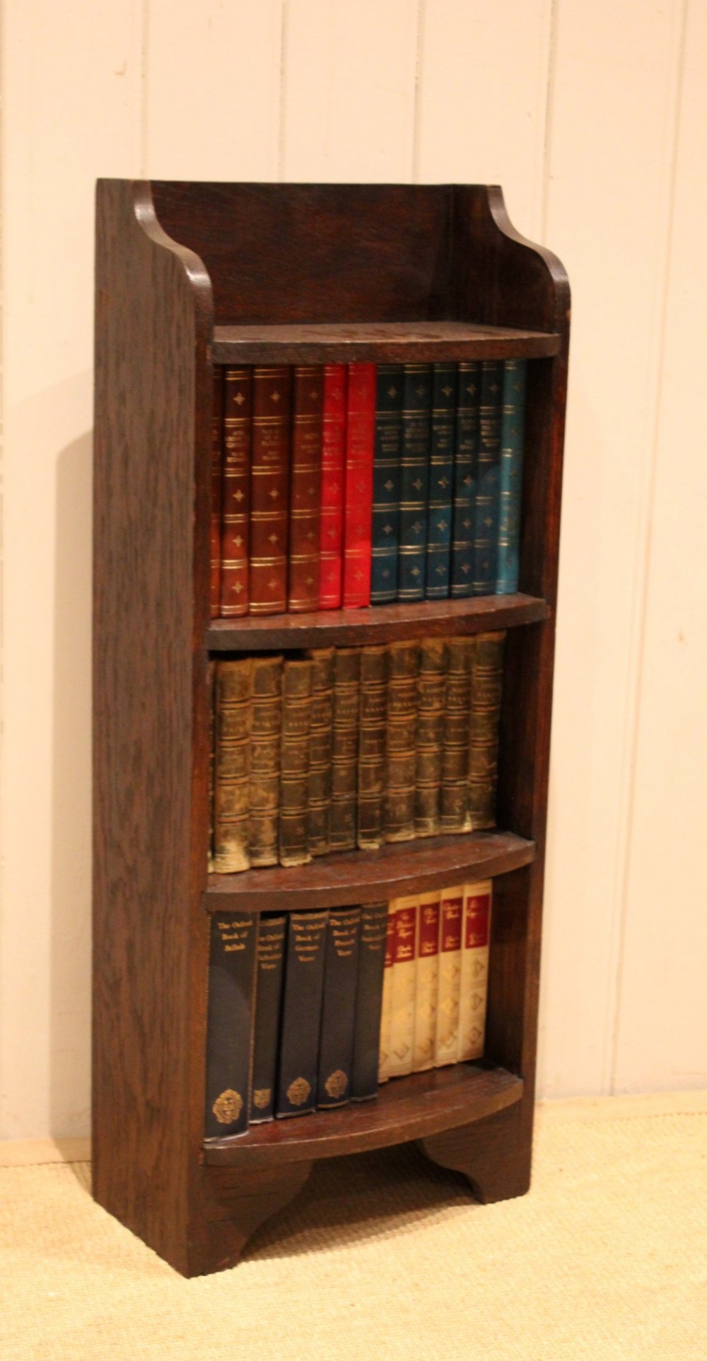 Small Oak Open Bookshelves View XI