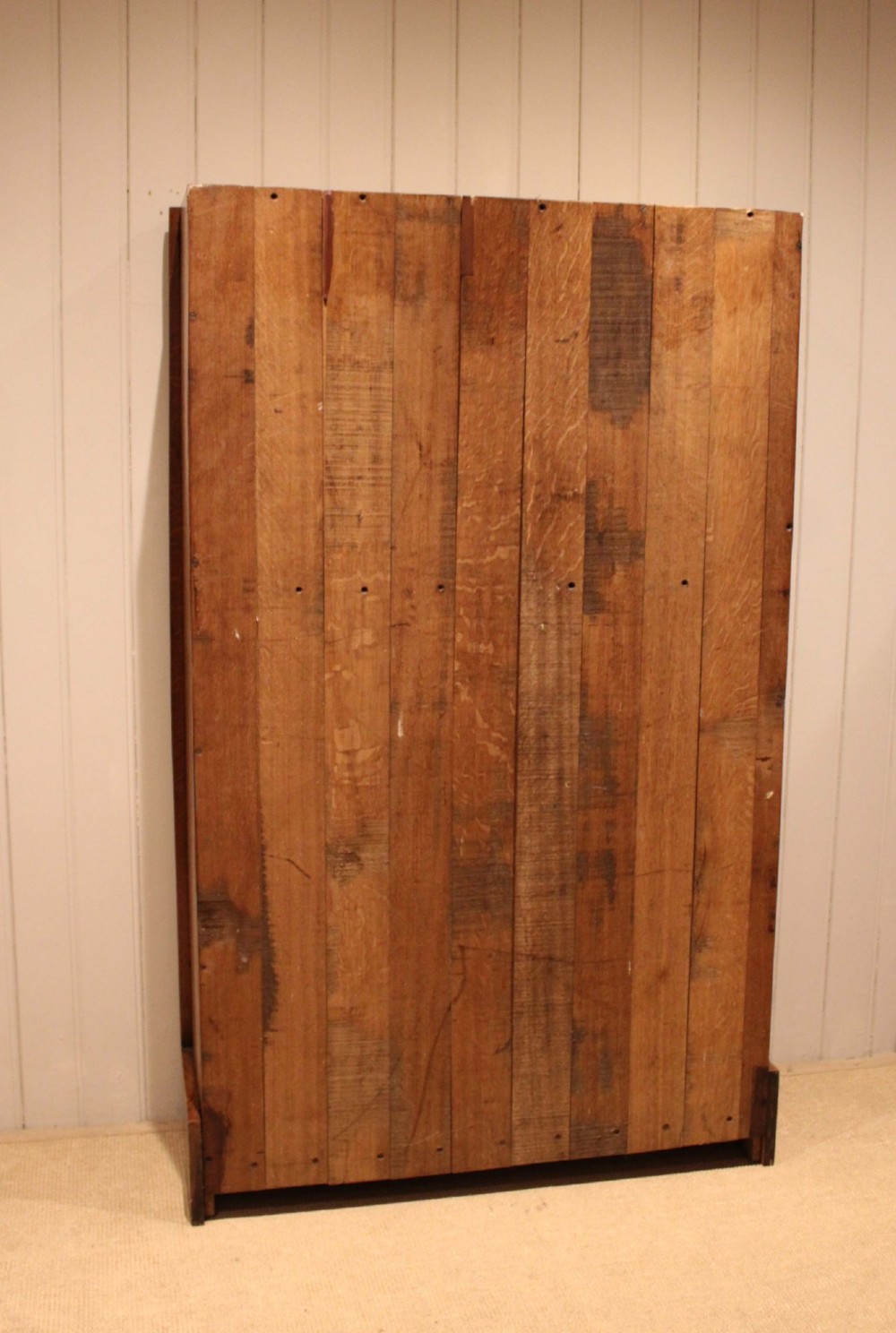 Substantial Golden Oak Arts & Crafts Cabinet View XIII