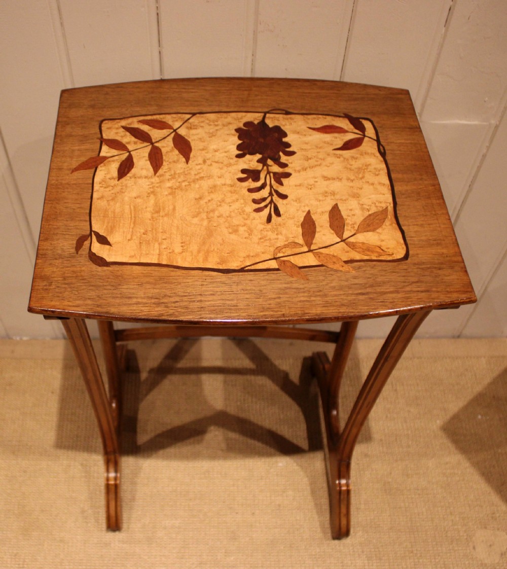 French Beech Galle Style Quartetto Of Tables View VI