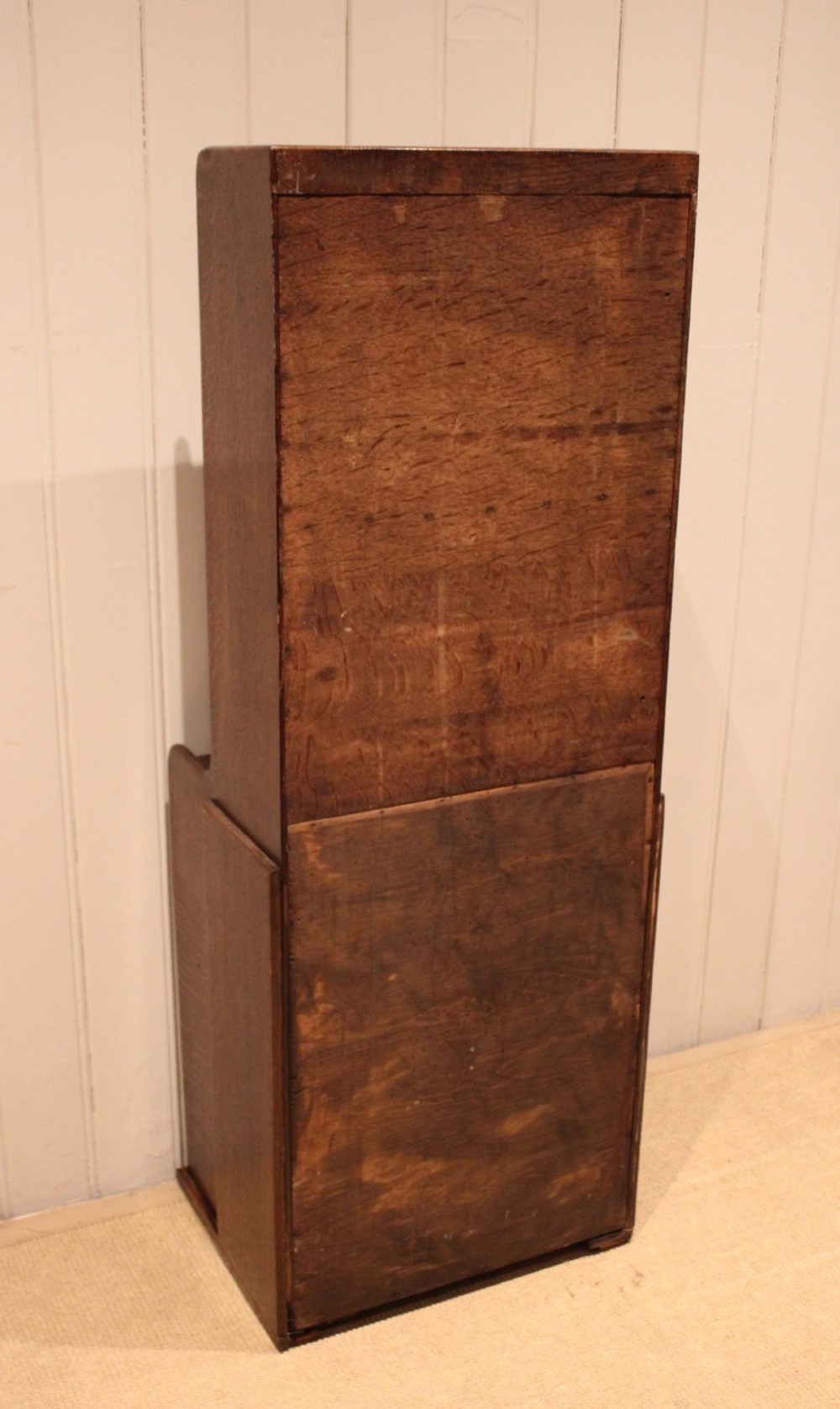 Unusual Oak Cabinet Bookcase View XII