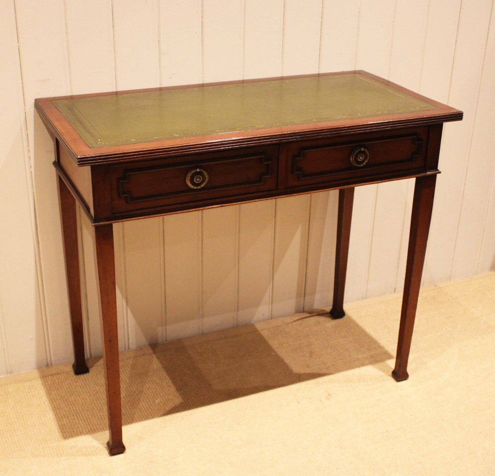 Edwardian Mahogany Writing Desk View III