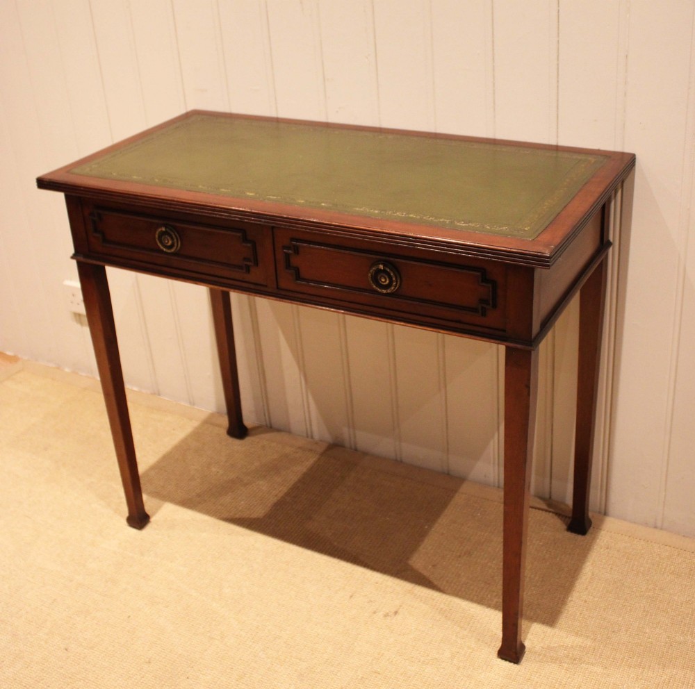 Edwardian Mahogany Writing Desk View IV
