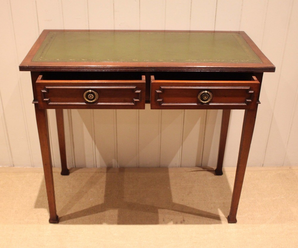Edwardian Mahogany Writing Desk View V