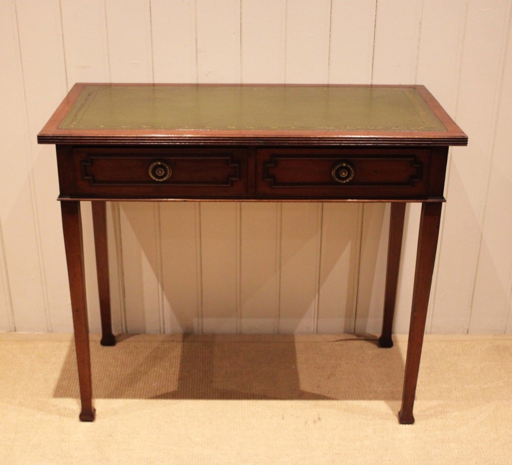 Edwardian Mahogany Writing Desk View VI