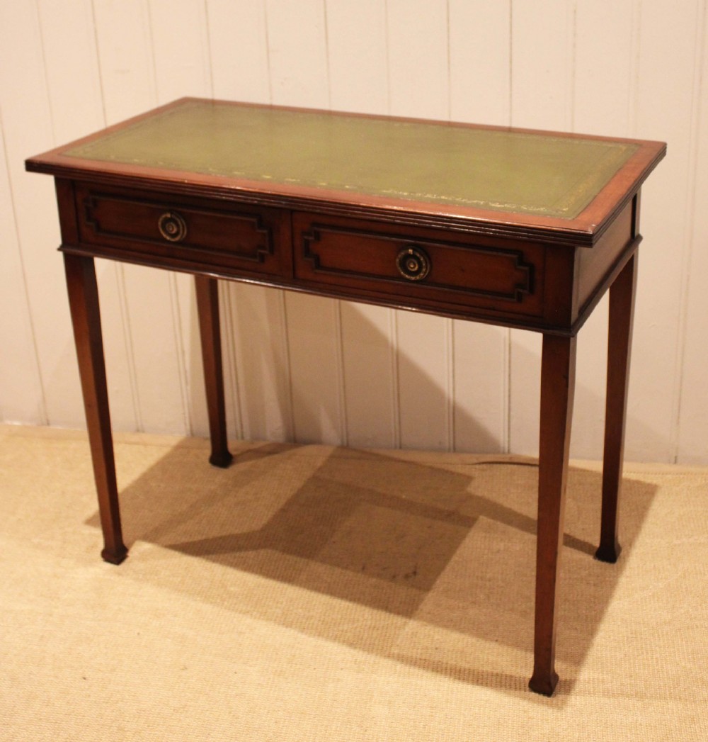 Edwardian Mahogany Writing Desk View VII