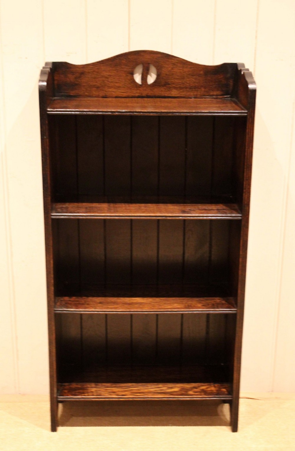 Oak Open Bookcase View II