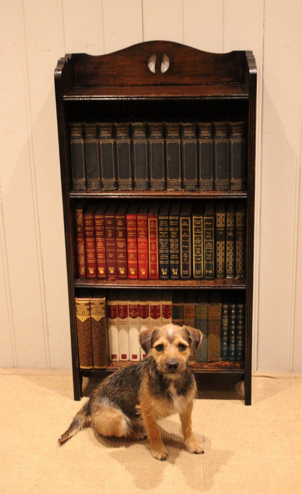 Oak Open Bookcase View X