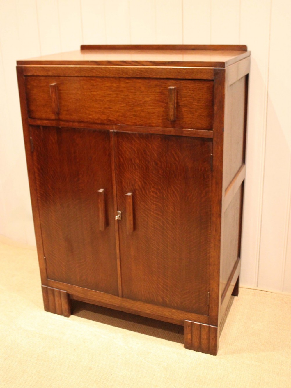 Art Deco Oak Cabinet View IV