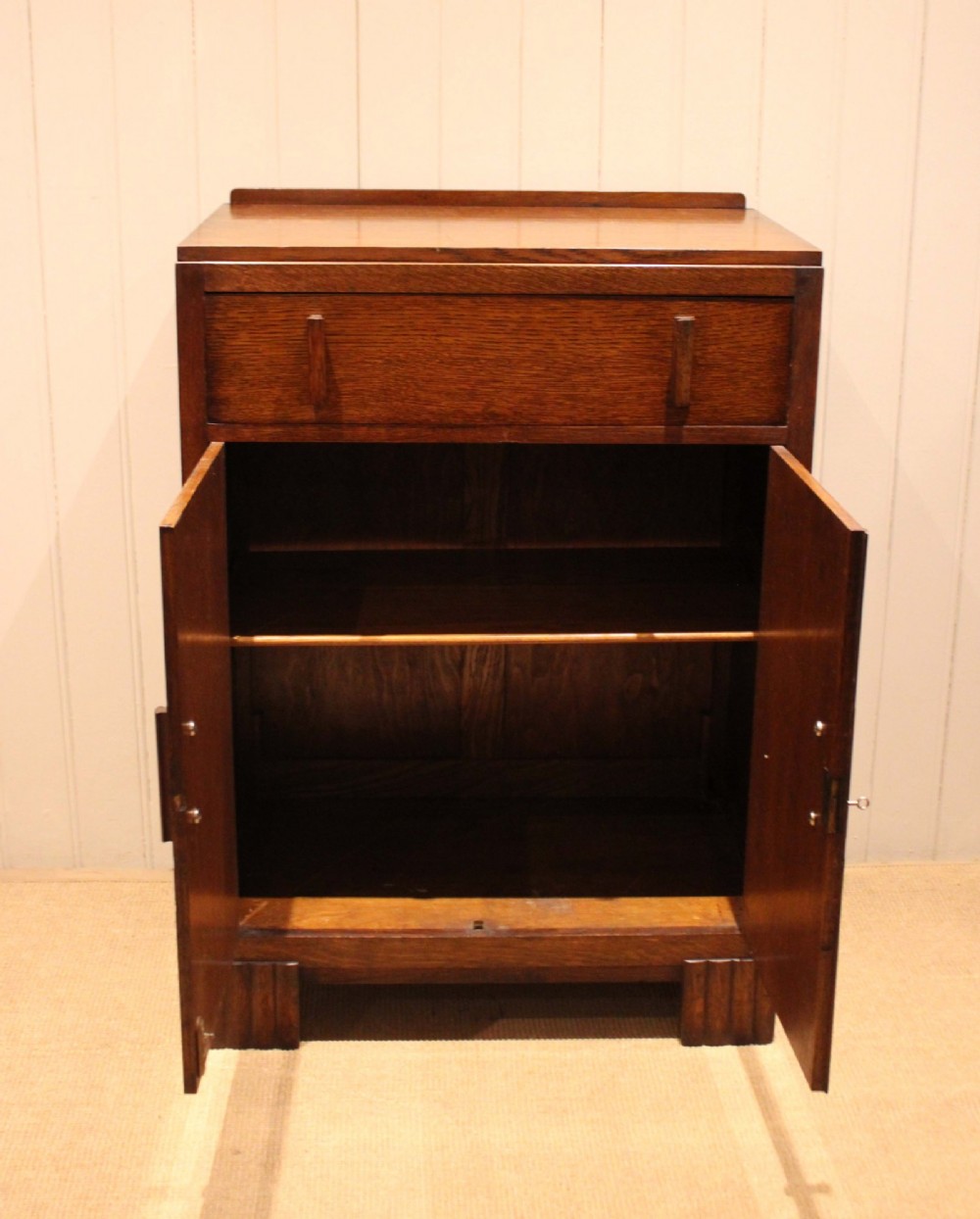 Art Deco Oak Cabinet View VI