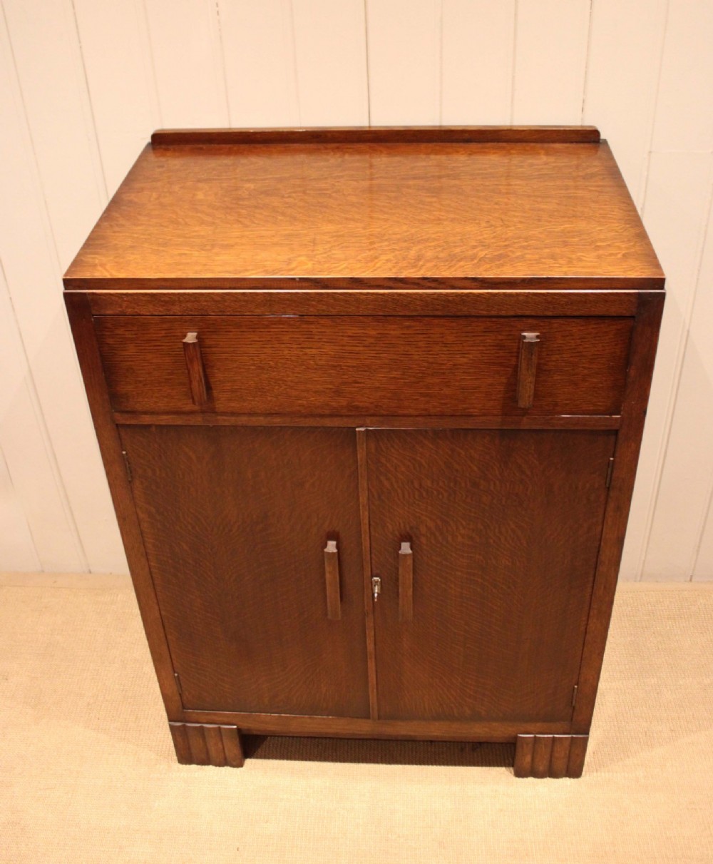 Art Deco Oak Cabinet View X