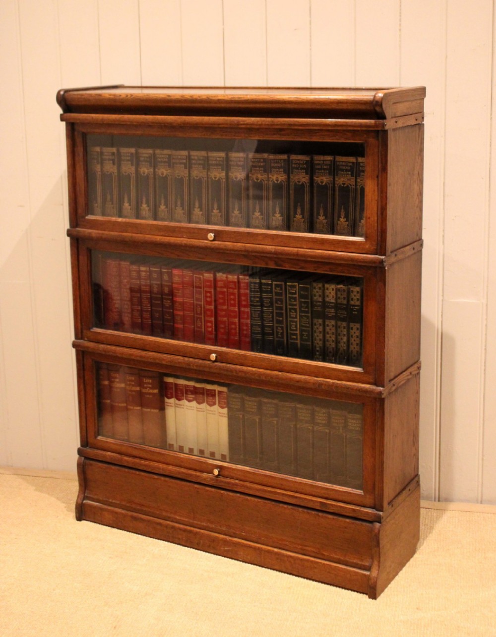 Solid Oak Globe Wernicke Glazed Bookcase