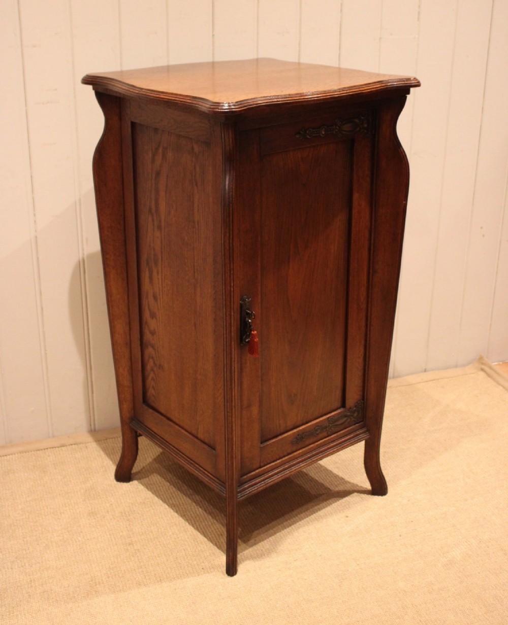 Substantial Arts & Crafts Oak Cabinet View X
