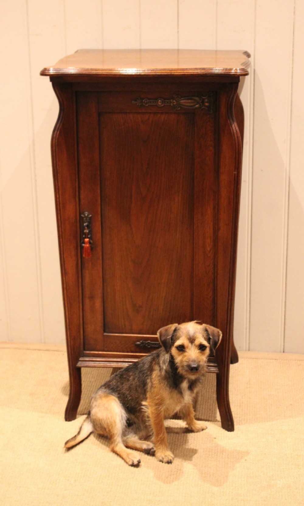 Substantial Arts & Crafts Oak Cabinet View XI