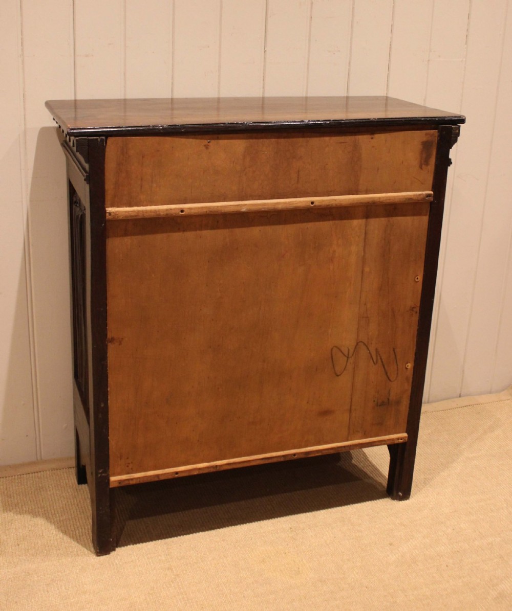 Mid 19th Century Solid Oak Side Cabinet View XII