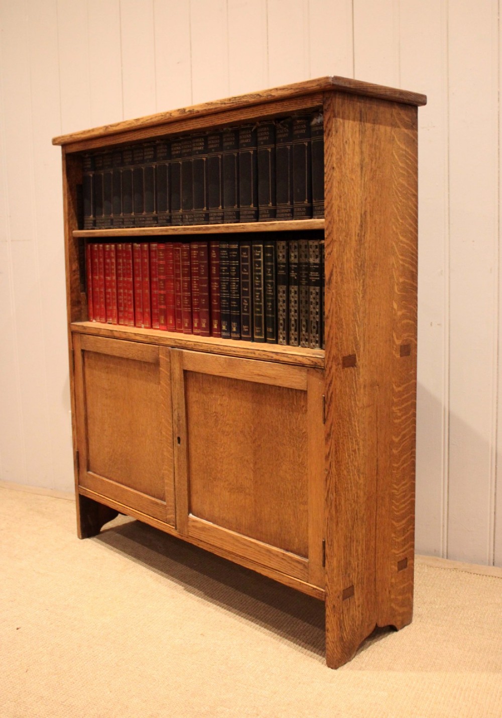 Light Oak Cabinet Bookcase View III