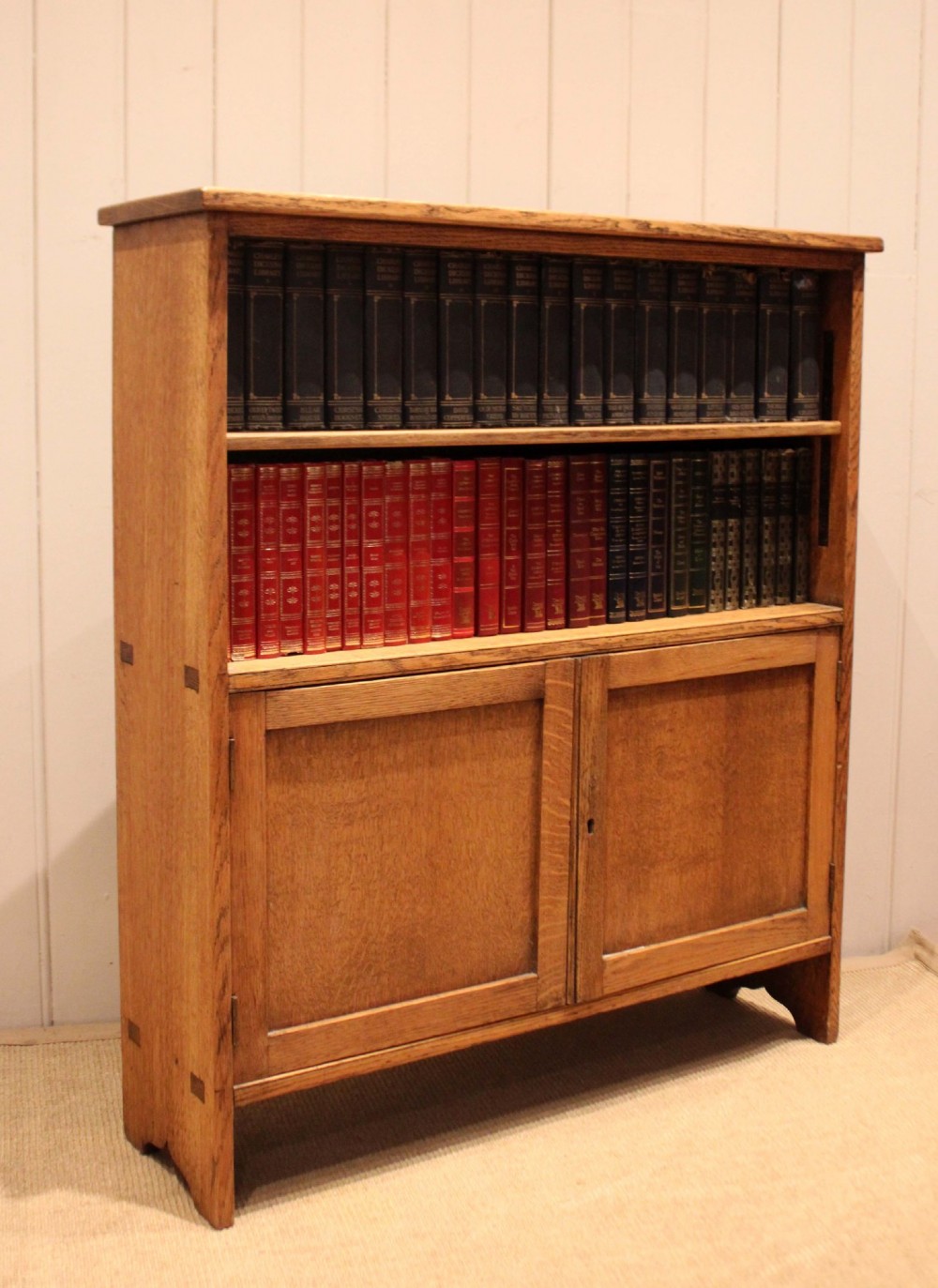 Light Oak Cabinet Bookcase View V