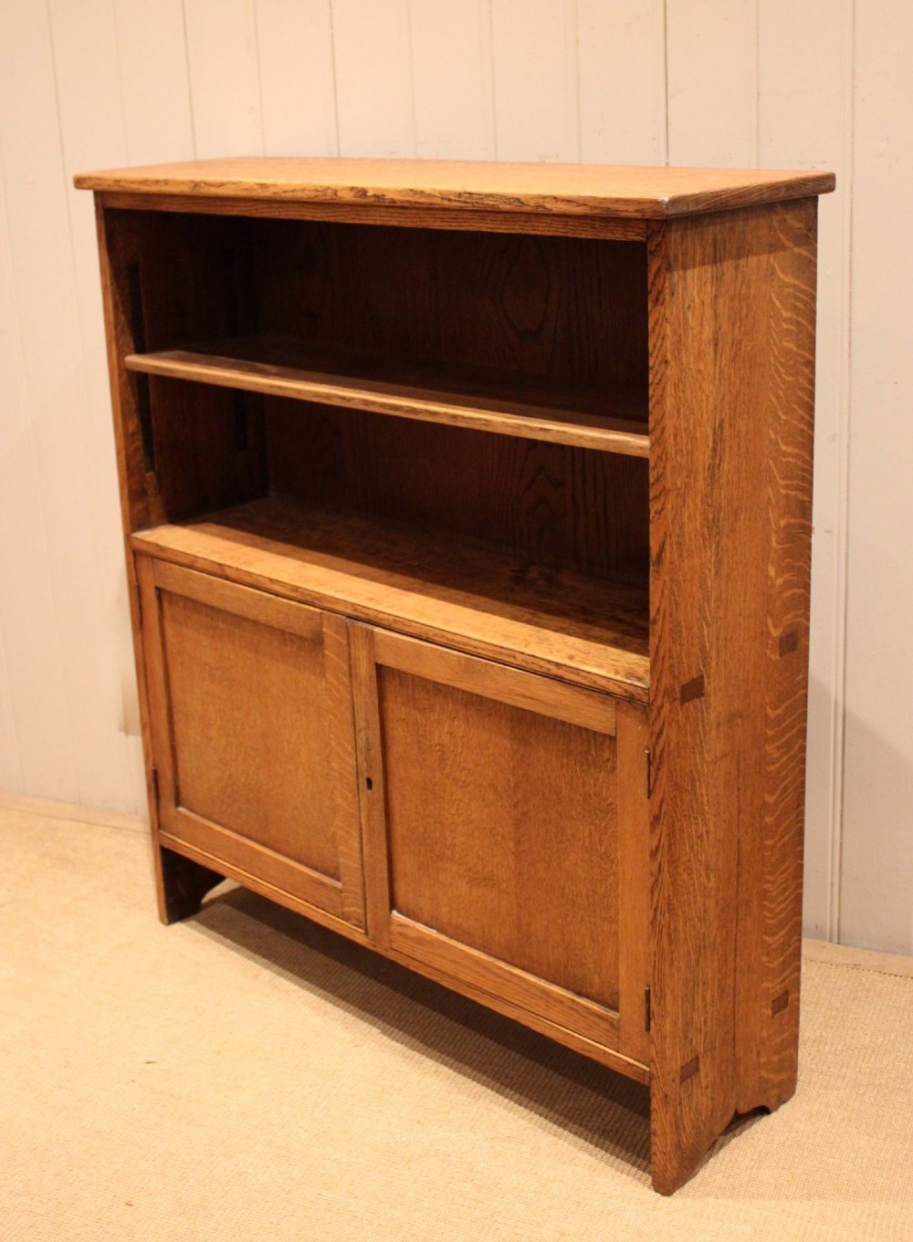 Light Oak Cabinet Bookcase View VI