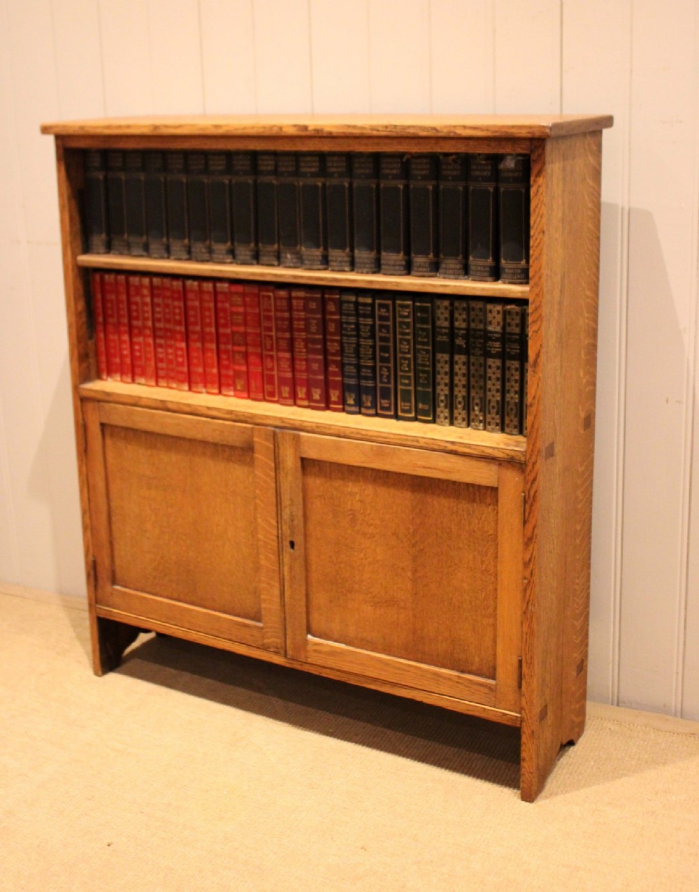 Light Oak Cabinet Bookcase View VII