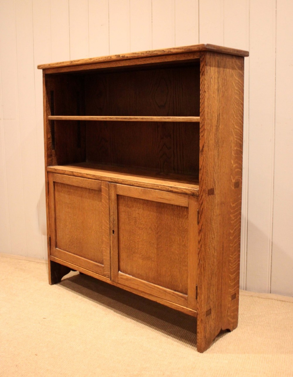Light Oak Cabinet Bookcase View VIII
