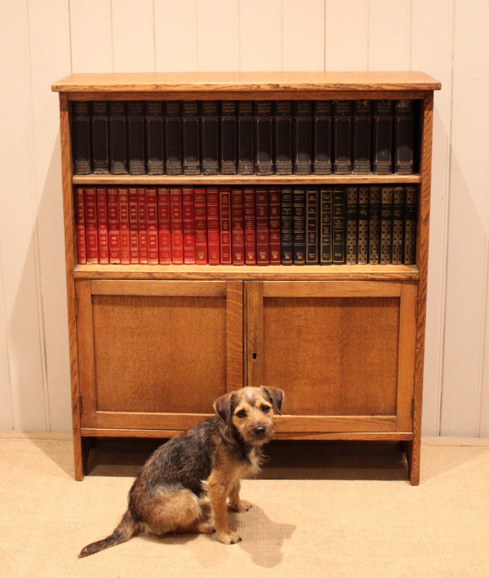 Light Oak Cabinet Bookcase View IX
