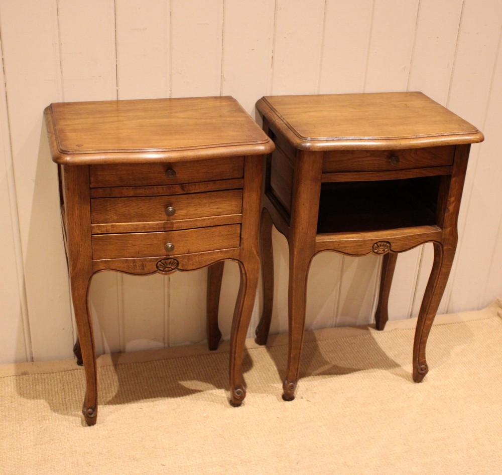 Pair Of French Oak Bedside cabinets View VII