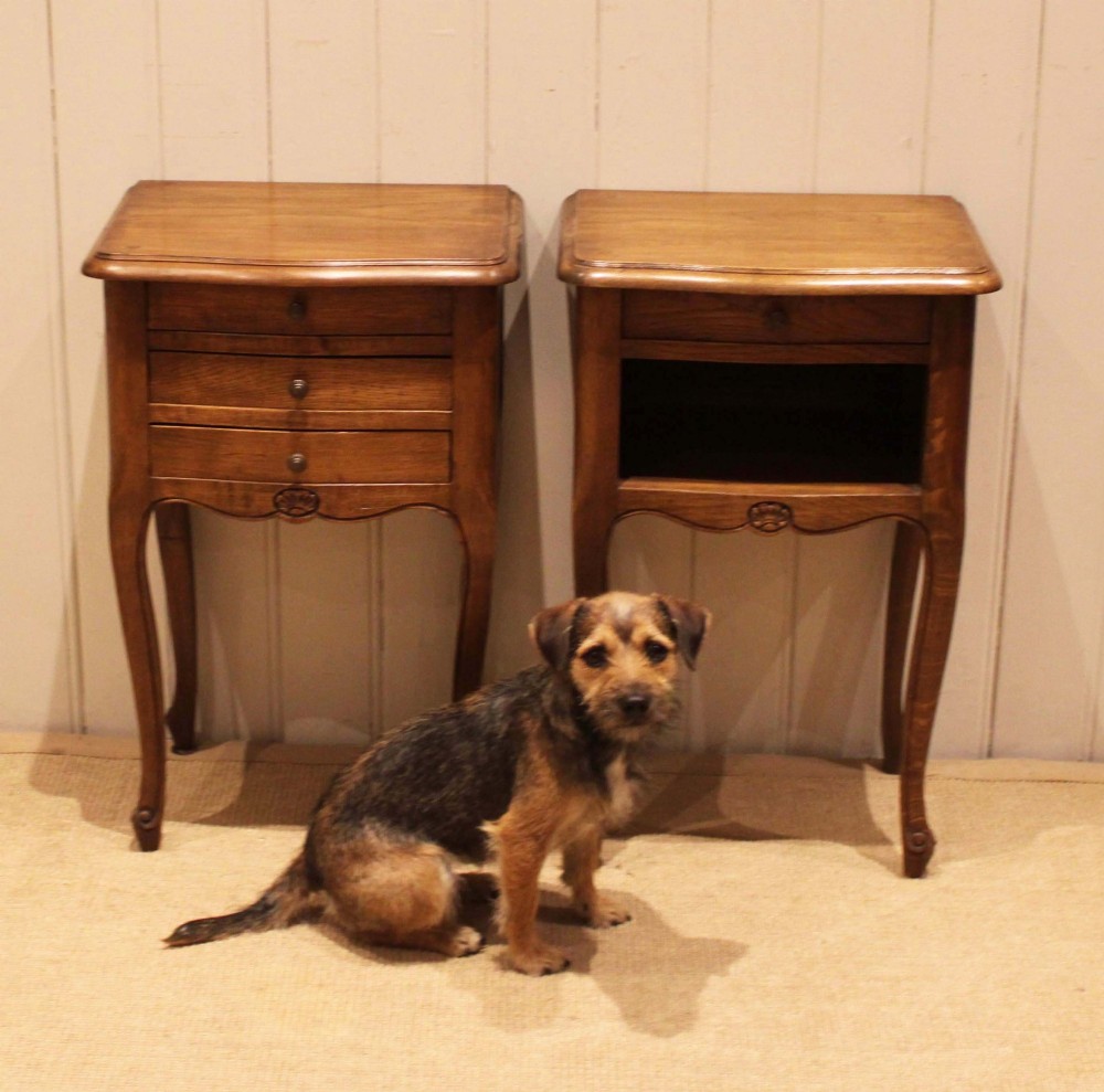 Pair Of French Oak Bedside cabinets View VIII