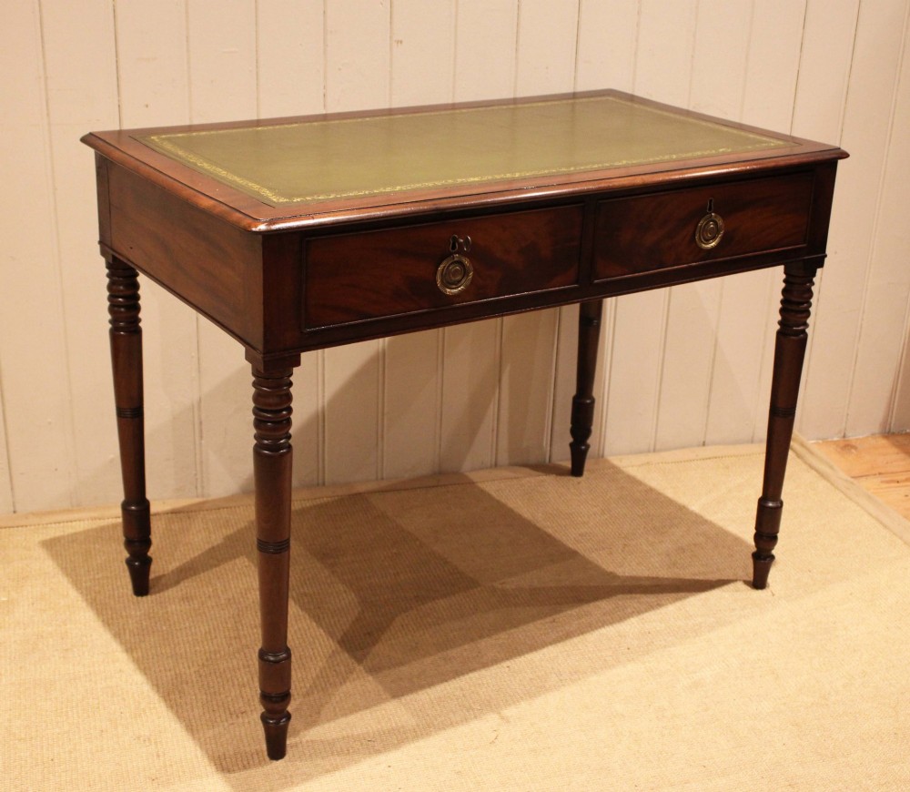 Early 19th Century Mahogany Writing Table View X