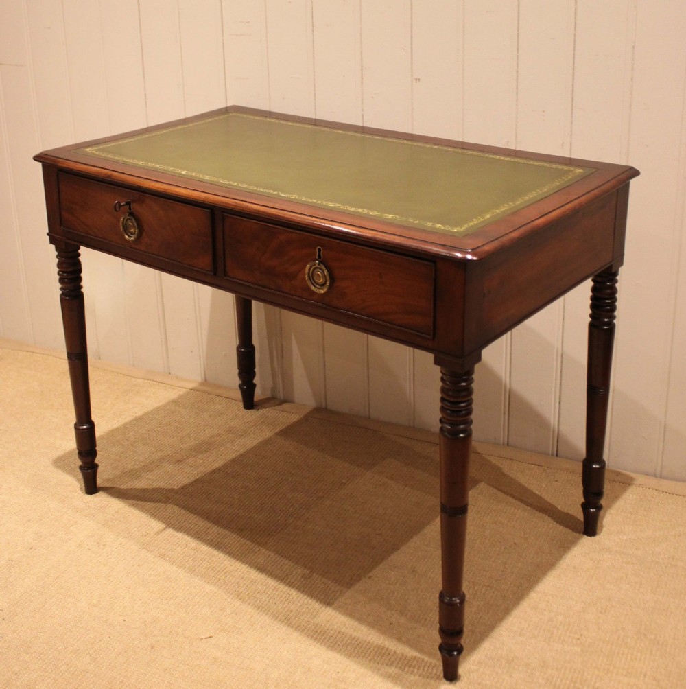 Early 19th Century Mahogany Writing Table View XI