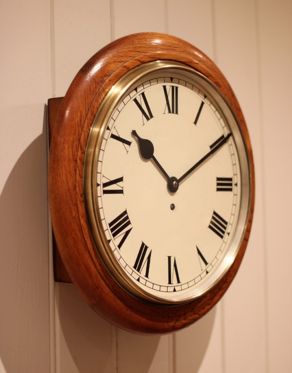 Early 20th century Oak Dial Clock View VII