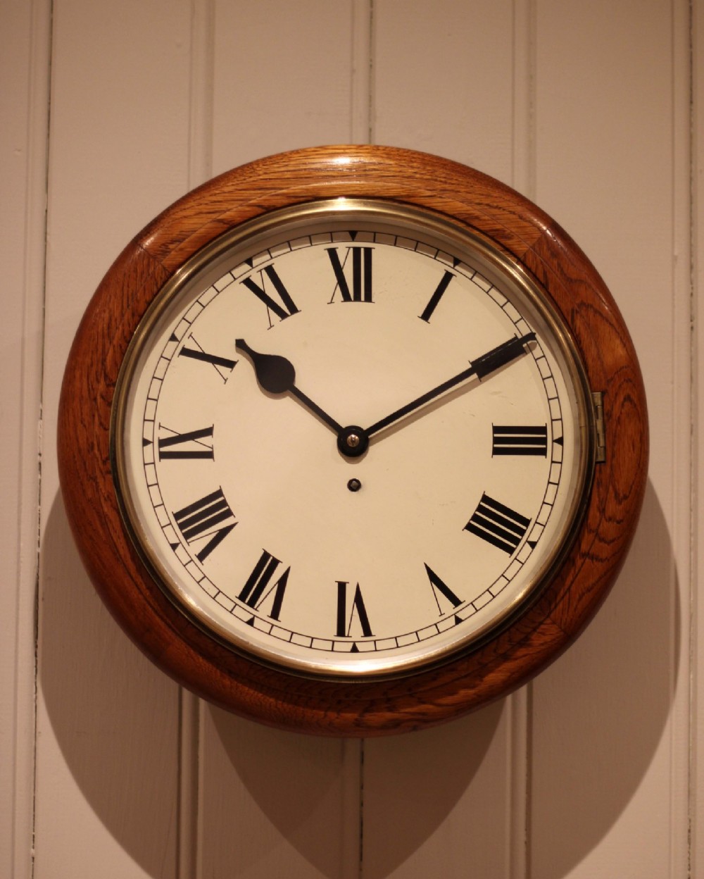 Early 20th century Oak Dial Clock View VIII