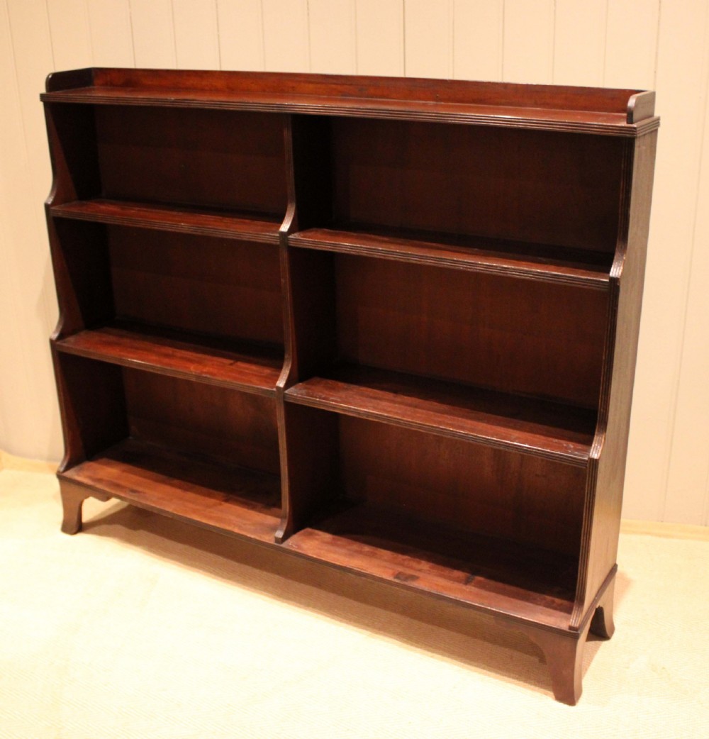 Mahogany Regency Style Open Bookcase View X