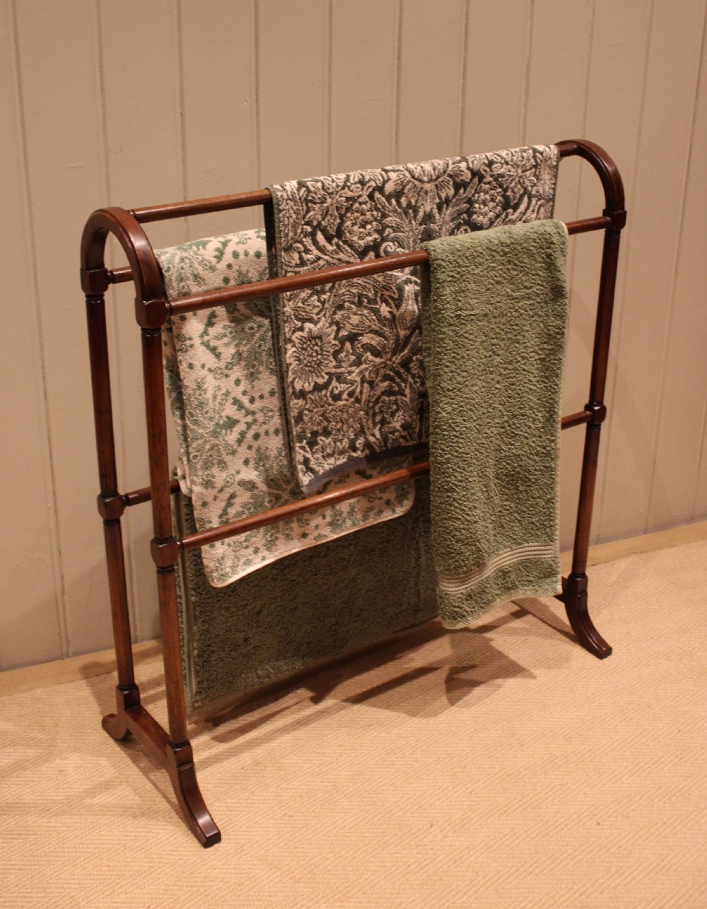Late 19th Century Walnut Towel Rail View IV